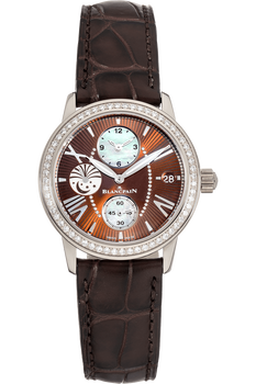 Double Time Zone White Gold Automatic
