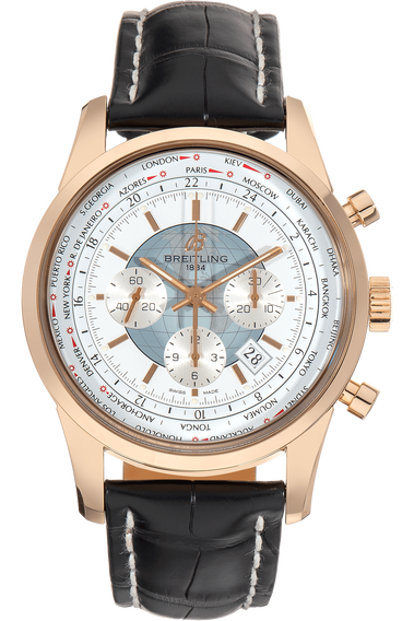 Transocean Unitime Chronograph Rose Gold Automatic