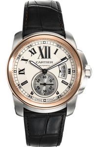 Calibre de Cartier Rose Gold and Stainless Steel Automatic