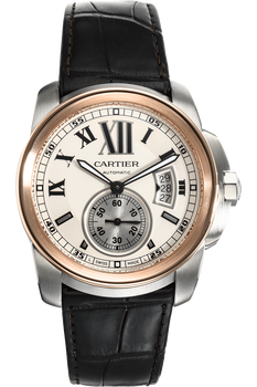 Calibre de Cartier Rose Gold and Stainless Steel Automatic