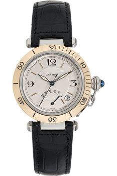 Pasha Power Reserve Yellow Gold and Stainless Steel Automatic