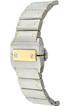 Santos 100 Yellow Gold and Stainless Steel Automatic