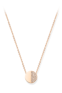 B Dimension Necklace in 18K Rose Gold