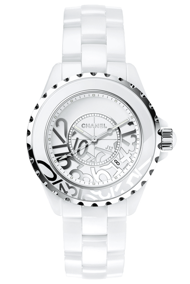  Chanel J12 Diamond White Dial Ladies Watch H5705 : Clothing,  Shoes & Jewelry