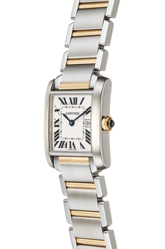 Tank Francaise Yellow Gold and Stainless Steel Quartz
