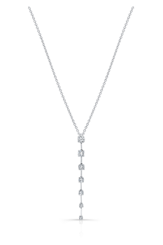Bar Pendant Necklace 1.53 ct