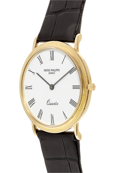 Calatrava Reference 3744 Yellow Gold Quartz