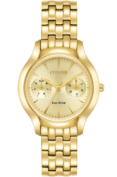 Eco-Drive Gold Tone Chandler Watch