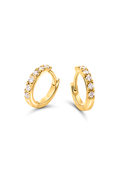 Diamond Hoops 0.14 ct.