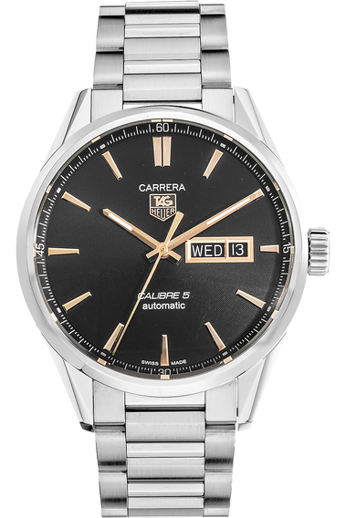 Carrera Calibre 5 Day-Date Stainless Steel Automatic