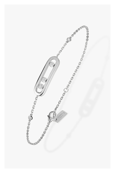 Baby Move Bracelet in White Gold