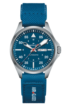 Khaki Aviation Pilot Day Date Auto -  Air-Glaciers Edition