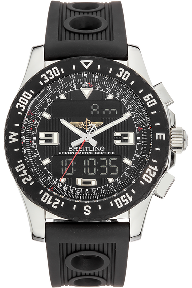 Pre Owned Breitling Airwolf Raven Stainless Steel Quartz