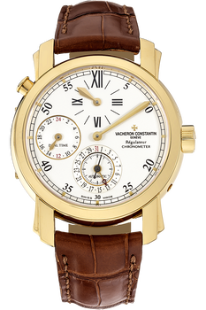 Malte Dual Time Regulator Yellow Gold Automatic