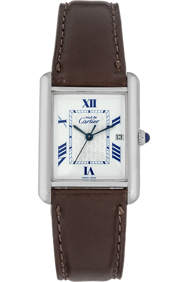 Pre Owned Cartier Silver Must de Cartier Quartz W1014154