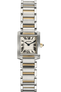 Tank Francaise Yellow Gold and Stainless Steel Quartz