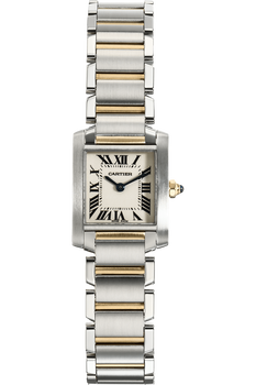 Tank Francaise Yellow Gold and Stainless Steel Quartz