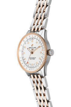 Navitimer Rose Gold and Stainless Steel Automatic