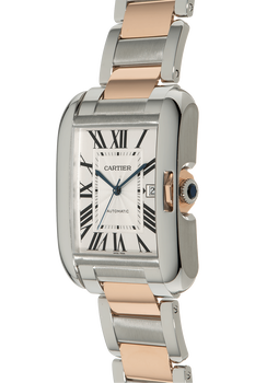 Tank Anglaise XL Rose Gold and Stainless Steel Automatic