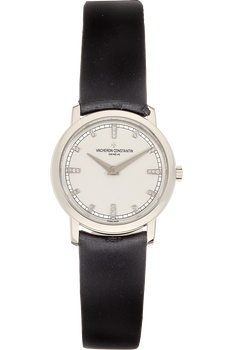 Patrimony Traditionnelle White Gold Quartz