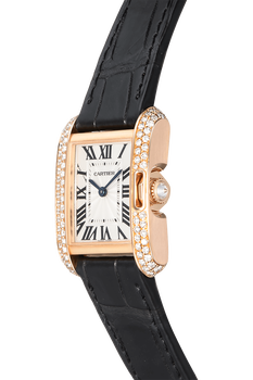 Tank Anglaise Rose Gold Quartz