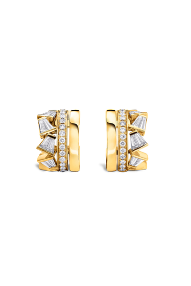 Rock Diamonds Earrings 0.65 ct.