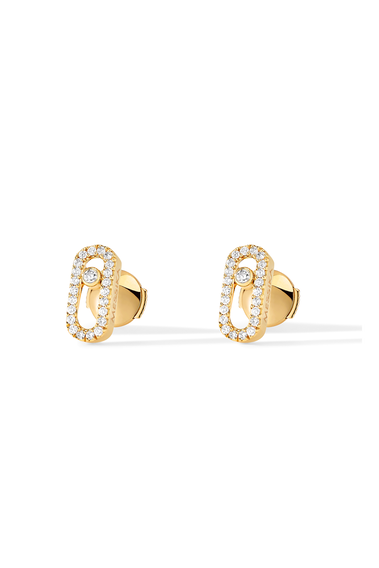 Move Uno Studs in Yellow Gold