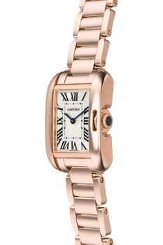 Tank Anglaise Rose Gold Quartz