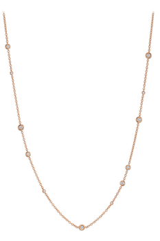 Floating Diamonds Necklace 0.35 ct.