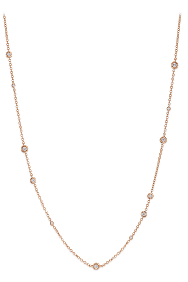 Floating Diamonds Necklace 0.35 ct.