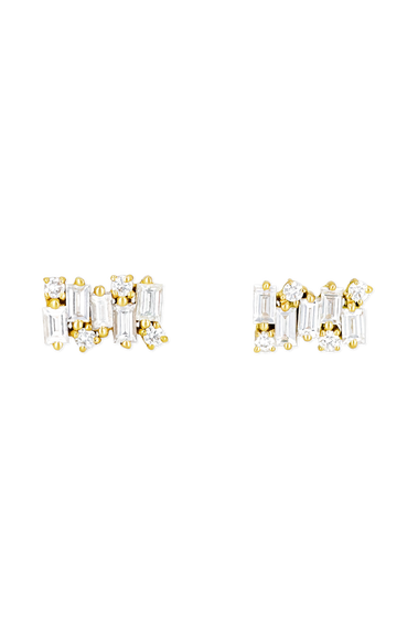 Classic Diamond Shimmer Studs