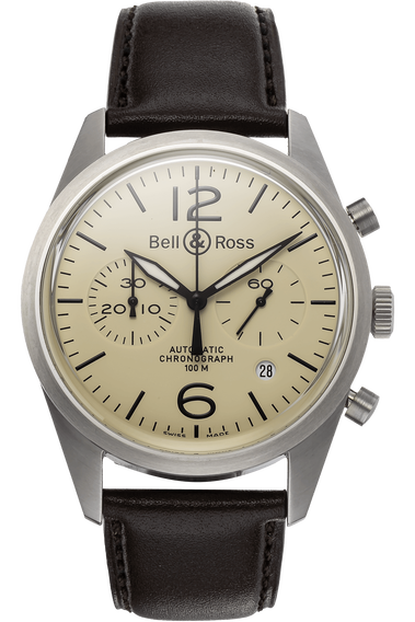 BR 126 Original Beige Stainless Steel Automatic