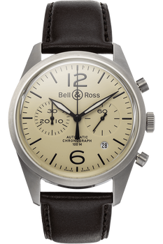 BR 126 Original Beige Stainless Steel Automatic