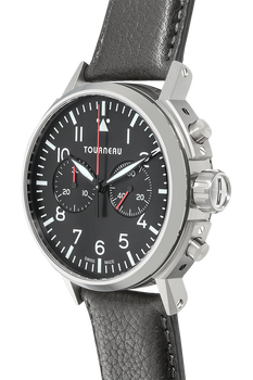 TNY 44mm Chronograph Aviator in Stainless Steel