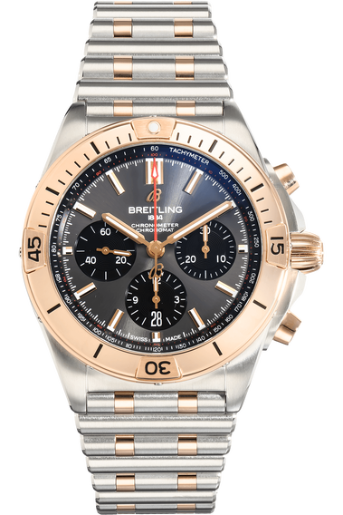 Chronomat B01 Rose Gold and Stainless Steel Automatic