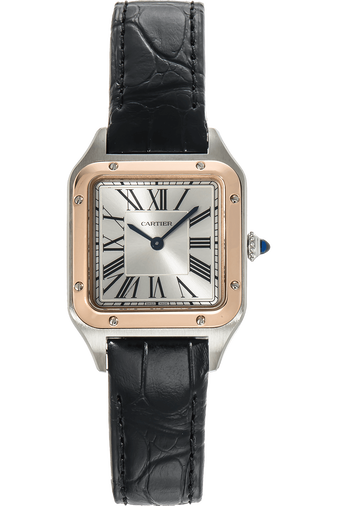 Santos-Dumont Rose Gold and Stainless Steel Quartz