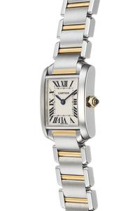 Tank Francaise Yellow Gold and Stainless Steel Quartz