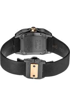 Santos 100 Rose Gold and Ceramic Automatic