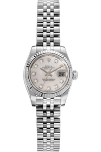 Datejust White Gold and Stainless Steel Automatic