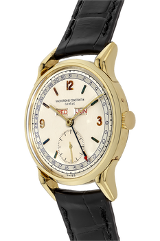 Triple Calendar Circa 1953 Yellow Gold Manual
