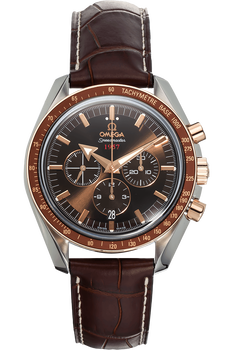 Speedmaster Broad Arrow Co-Axial Rose Gold and Stainless Steel Automatic