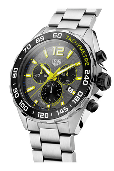 Formula 1 Quartz Mens Grey Steel Chronograph