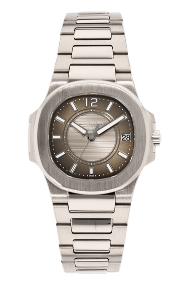 Nautilus Reference 7011 White Gold Quartz