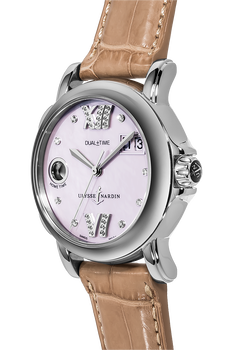 Dual Time Lady Stainless Steel Automatic