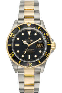 Submariner Tritium Dial Lug Holes Yellow Gold and Stainless Steel Automatic