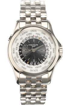 World Timer Reference 5130 White Gold Automatic