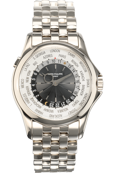 World Timer Reference 5130 White Gold Automatic