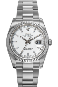 Datejust White Gold and Stainless Steel Automatic