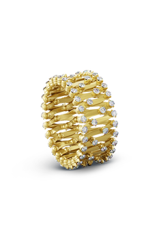 Serafino 1492 Ring Bracelet in Yellow Gold