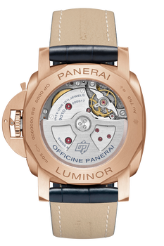 Panerai Luminor Marina Goldtech Sole Blu 44mm PAM01112